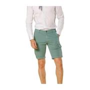 Mason's Slim Fit Cargo Bermuda i Mintgrön Green, Herr