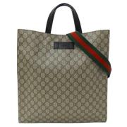 Gucci Vintage Pre-owned Tyg gucci-vskor Beige, Dam