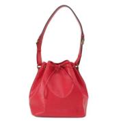 Louis Vuitton Vintage Pre-owned Laeder axelremsvskor Red, Dam