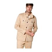 Mason's City Field Herrjacka i Twill Beige, Herr