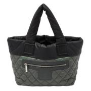 Chanel Vintage Pre-owned Nylon totevskor Green, Dam