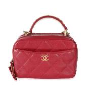 Chanel Vintage Pre-owned Laeder chanel-vskor Red, Dam