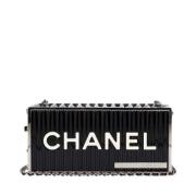 Chanel Vintage Pre-owned Tyg chanel-vskor Black, Dam