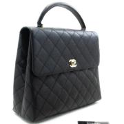 Chanel Vintage Pre-owned Laeder handvskor Black, Dam