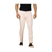 Mason's Herr Chino Byxor i Vit Bomull-Hampa Blandning White, Herr