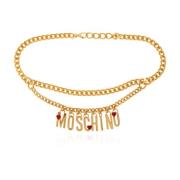 Moschino Mässingsbälte Yellow, Dam