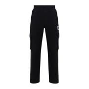 Moschino Sweatpants med lapp Black, Herr