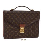 Louis Vuitton Vintage Pre-owned Canvas louis-vuitton-vskor Brown, Dam