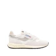 Autry Mocka sneakers med logodetalj White, Dam