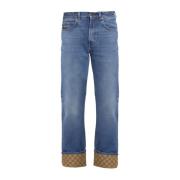 Gucci Klassiska Denim Jeans för Vardagsbruk Blue, Herr