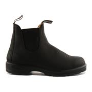 Blundstone Svarta Läder Chelsea Boots med XRD Teknologi Black, Herr