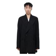 Our Legacy Sharp DB Svart Viskos Blazer Black, Herr