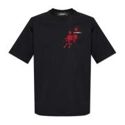 Dsquared2 T-shirt med logotyp Black, Herr