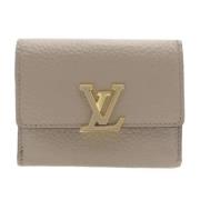 Louis Vuitton Vintage Pre-owned Laeder plnbcker Beige, Dam