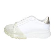 Stokton Läder Sneakers för Kvinnor White, Dam