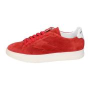 Stokton Sneakers i Mocka för Män Red, Herr