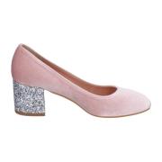 Pollini Sammet Damskor Pink, Dam