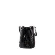 Chylak Svart Läder Axelväska - Crossbody Black, Dam