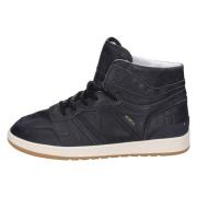 D.a.t.e. Läder High Top Herr Sneakers Black, Herr