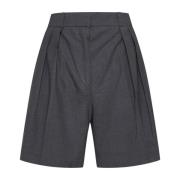 Róhe Casual Denim Shorts Gray, Dam