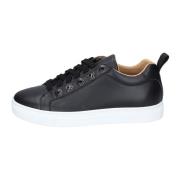 Stokton Läder Sneakers för Kvinnor Black, Dam