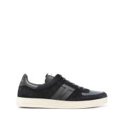 Tom Ford Blå Sneakers Panel Design T-Patch Blue, Herr