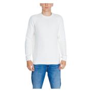 Calvin Klein Jeans Ekologisk Bomull Utility Raglan Tröja White, Herr