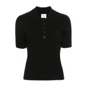 Courrèges Svarta T-shirts och Polos Black, Dam