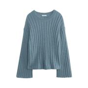 By Malene Birger Cool Water Mohair Pullover Blue, Dam