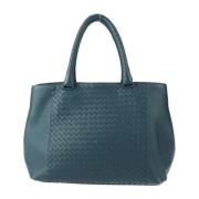 Bottega Veneta Vintage Pre-owned Paels totevskor Blue, Dam