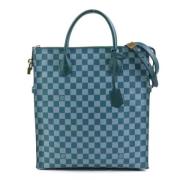 Louis Vuitton Vintage Pre-owned Tyg handvskor Blue, Dam