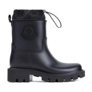 Moncler Svarta Sneakers Stiliga Vattentäta Stövlar Black, Dam