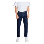 Antony Morato Ikonisk Argon Ankel Jeans Kollektion Blue, Herr