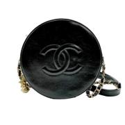 Chanel Vintage Pre-owned Laeder axelremsvskor Black, Dam