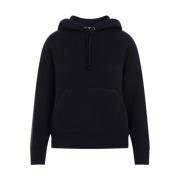 Bottega Veneta Blå Cashmere Hoodie Dam Sweatshirt Blue, Dam