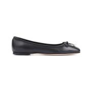 Jimmy Choo Svarta Ballerinaskor Elegant Stil Black, Dam