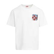 Kenzo Vit T-shirt Trendig Stil White, Herr