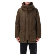 Tom Ford Militärgrön Techno Faille Parka Green, Herr