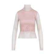 Sportmax Kristallrosa Topwear Aw24 Pink, Dam