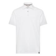 Boggi Milano Högpresterande Piqué Polo Shirt White, Herr