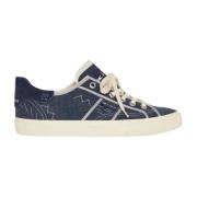 Kiton Kalvskinn Sneakers Skor 1 Blue, Herr