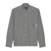 Marc O'Polo Vanlig denim skjorta Gray, Herr