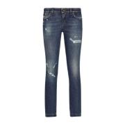 Dolce & Gabbana Denim Skinny Jeans Blue, Dam