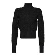 MM6 Maison Margiela Ull turtleneck Gray, Dam