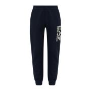 Emporio Armani EA7 Sweatpants med logotyp Blue, Herr