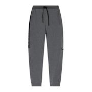 Emporio Armani EA7 Sweatpants med logotyp Gray, Herr