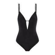 Diesel Body Ufby-Oval-D-Bodysuit Black, Dam