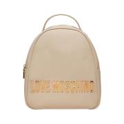 Moschino Ivory Mode Ryggsäck Beige, Dam