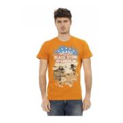 Trussardi Kortärmad Rund Hals T-shirt Orange, Herr