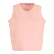 Balmain Tank Top med Vintage Balmain Broderi Pink, Dam